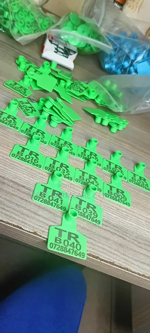 Green Neatly Customised Goat Tags