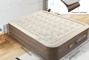 Inflatable Queen Size Airbed Mattress With in Built Pump*