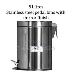 Stainless Steel 5 L Pedal Bin With Internal Bucket