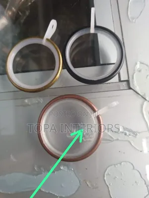 Rubber Coated Drapery Rings for Noise Cancellation