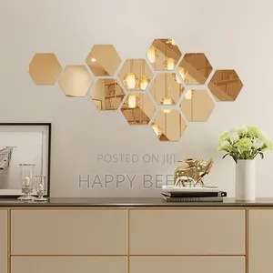 Hexagonal Wall Stickers ( 12pcs Set)