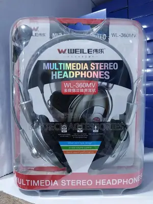 Weile Wl-360mv Wired Stereo Headset Headphone With Mic