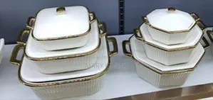 3 PCS Ceramic Pots at 