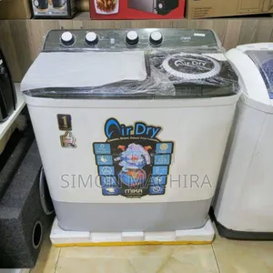 Mika 10kg Twin Tub Washing Machine White