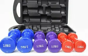 10kgs Complete Cooted Neoprene Dumbells