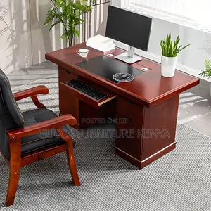 Office Tables:Classic Crimson Office Computer Executivedesk