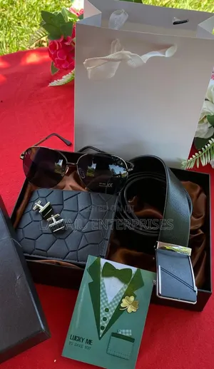 Black 5pcs Men's Valentine's Gift Set