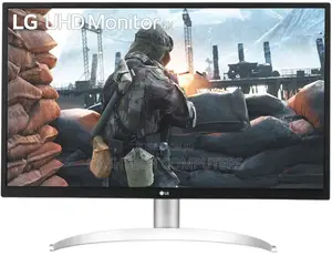 LG 27" UHD Monitor, Tilt/Pivot/Height Adjustable Stand
