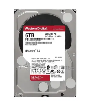 WD 6tb Red Plus Nas Sata HDD Internal Hard Drive -Wd60efpx