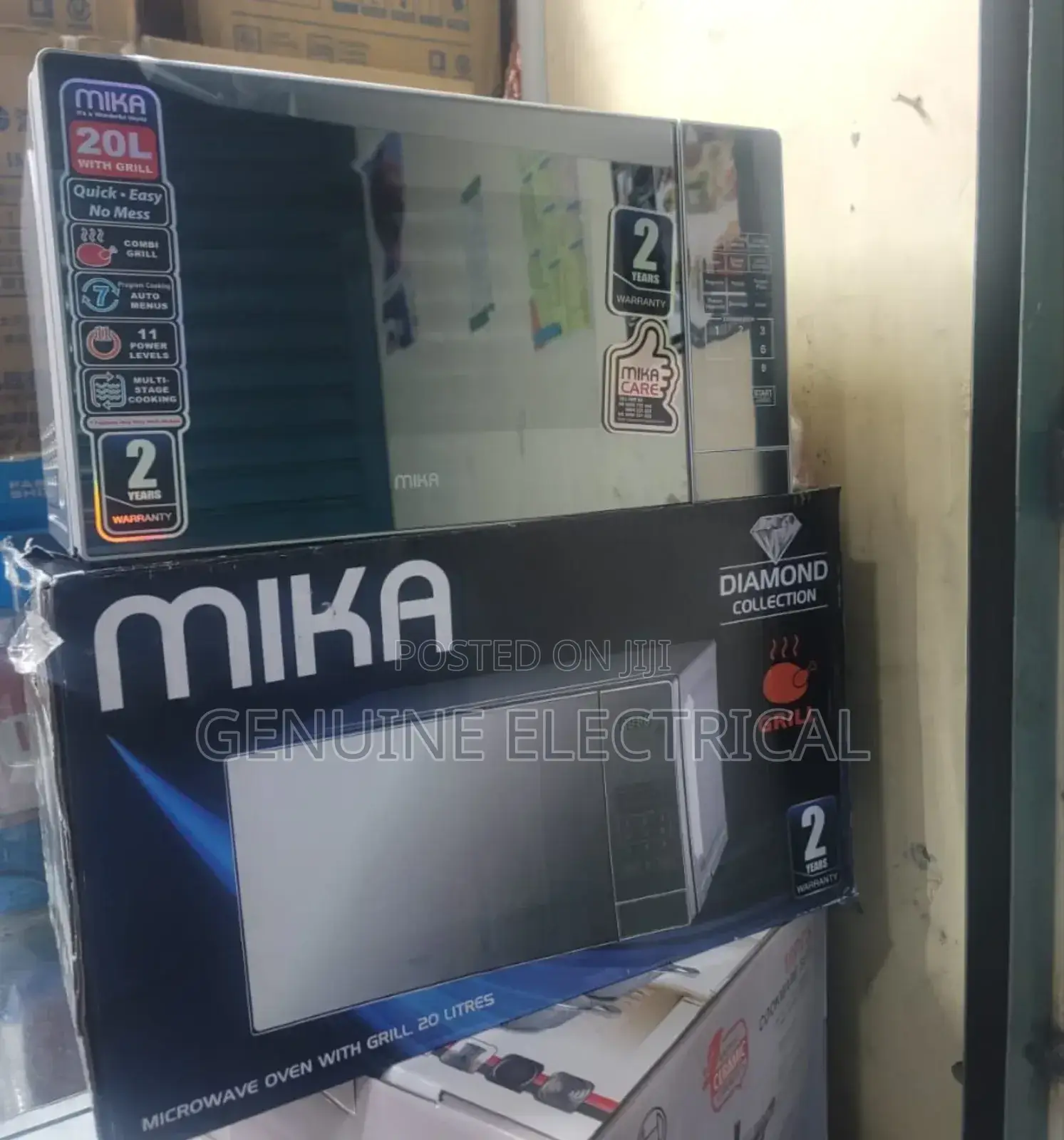 Durable Mika Digital Microwave With Grill