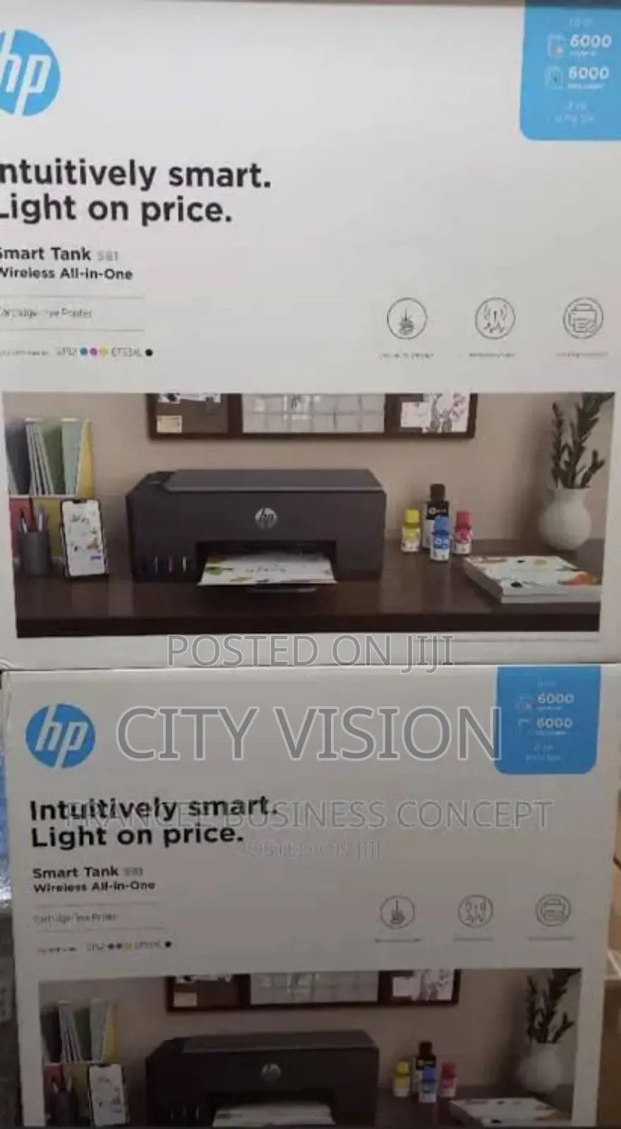 Hp Smart Tank 581 All in One Wireless Printer