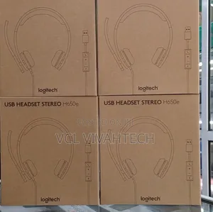 Logitech H650e Business Headset With Noise Cancelling Mic