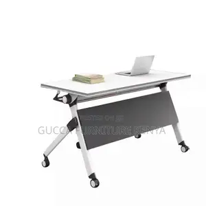 Office Tables: Casual Rectangular Foldable Writing Table