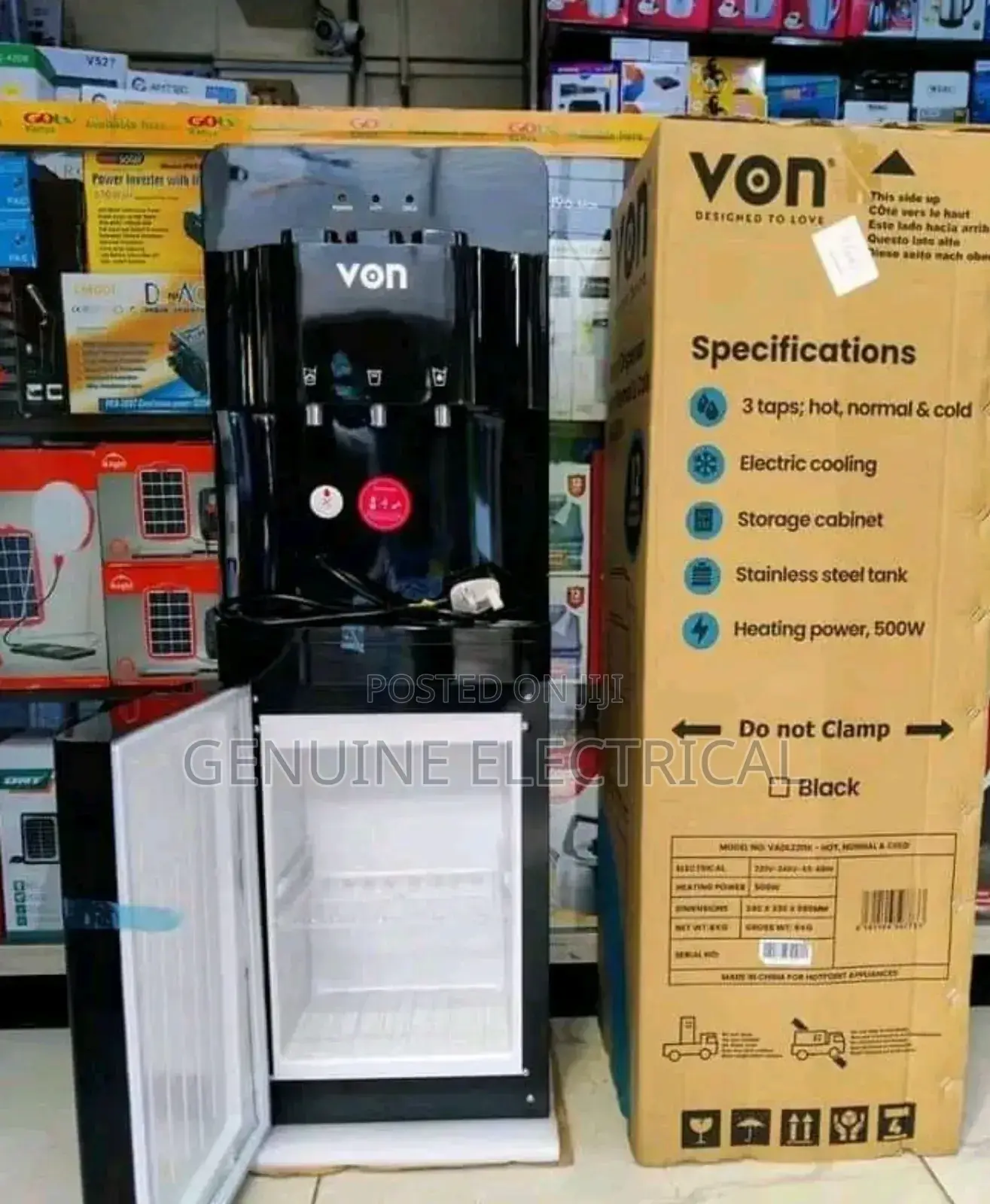 New Model Von Black 3taps Dispenser