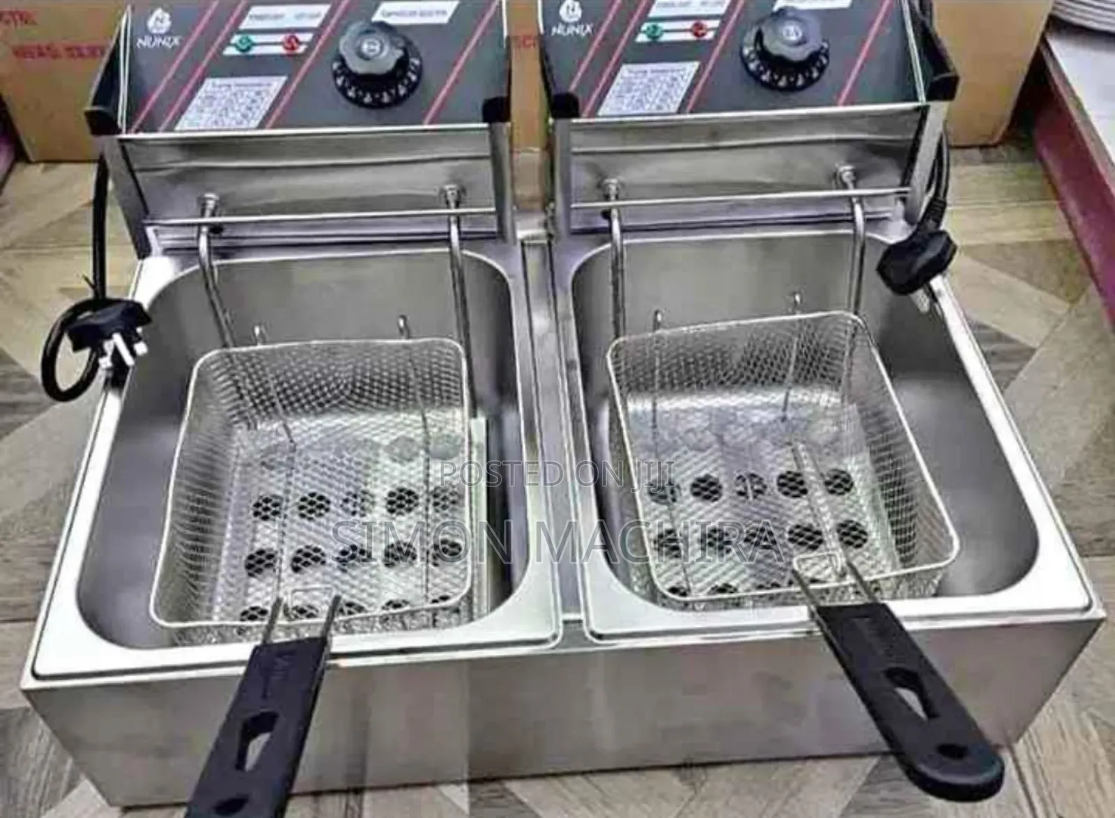 Heavy Duty Commercial Double Deep Fryer