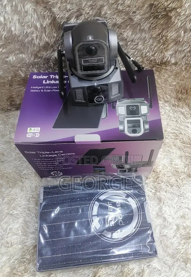 Slashed Price `Triple Lens 4g Solar PTZ Camera