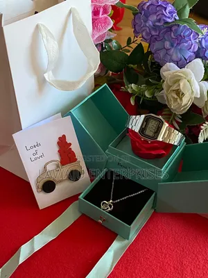 Valentine's Gift for Her With Silver Watch