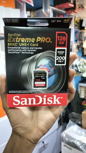 Sandisk 128gb Extreme Pro Sd Card SDXC Uhs I Card