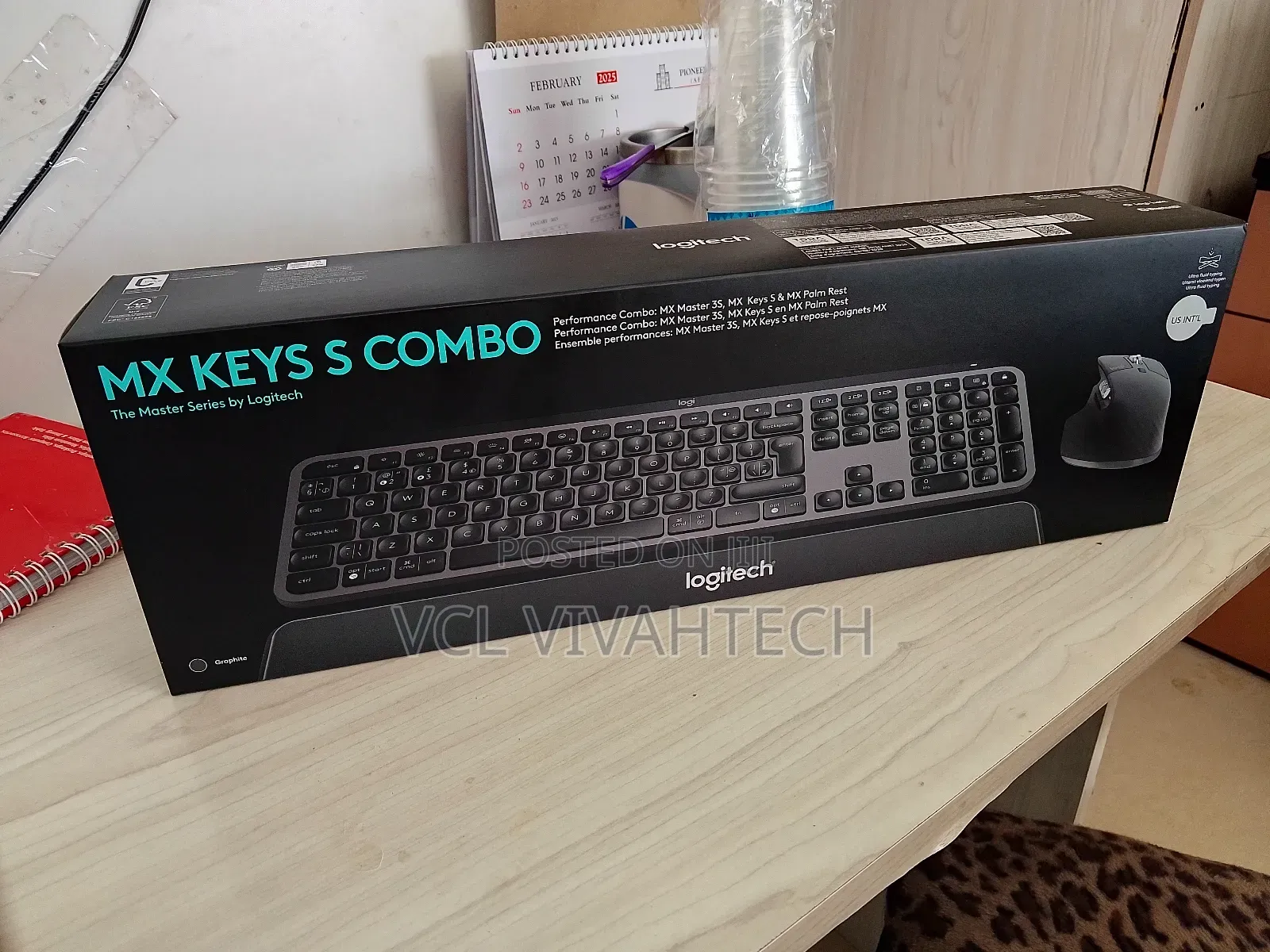 |Logitech Mx Keys Wireless Combo