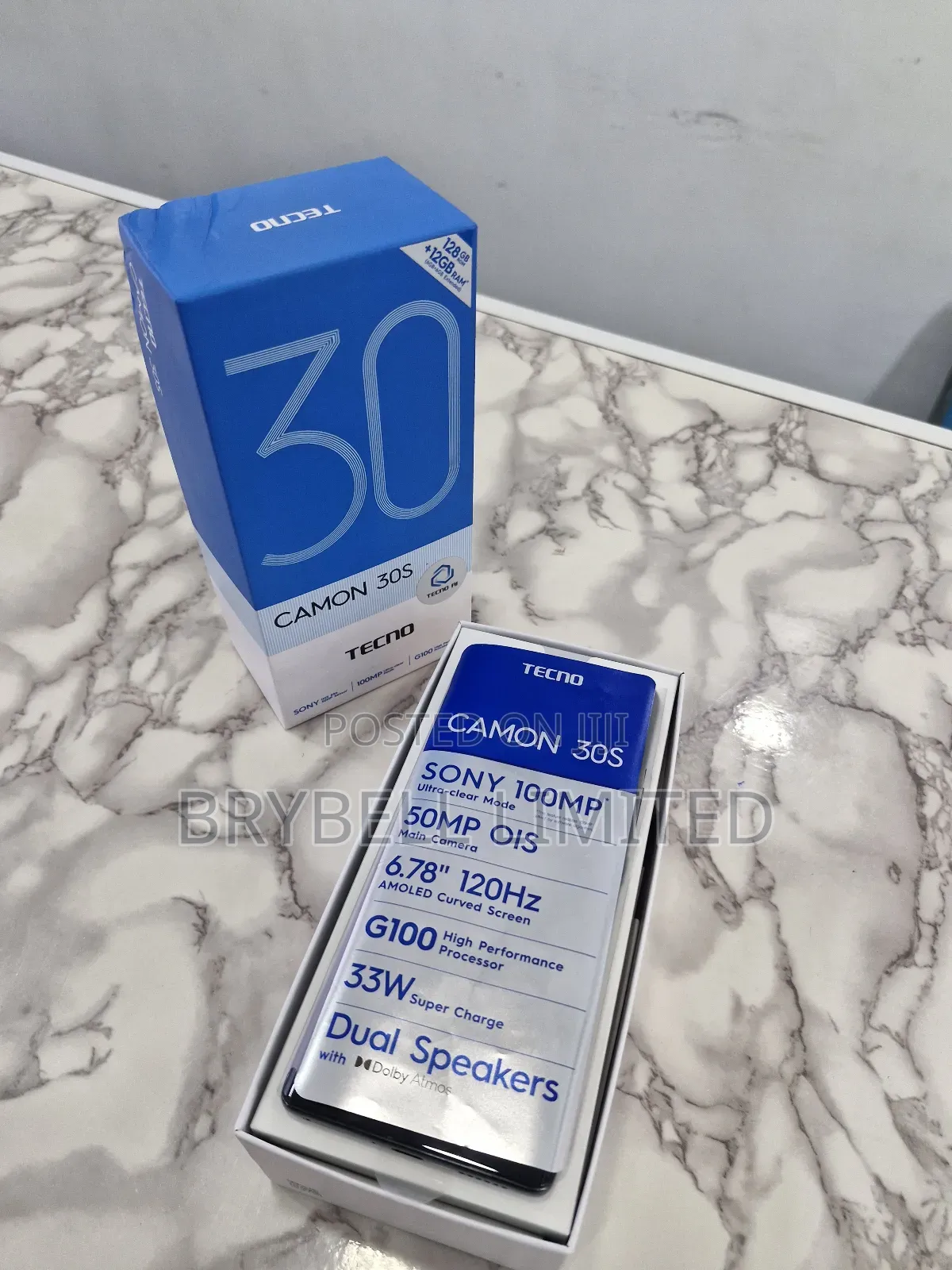 Tecno Camon 30S 128 GB Black
