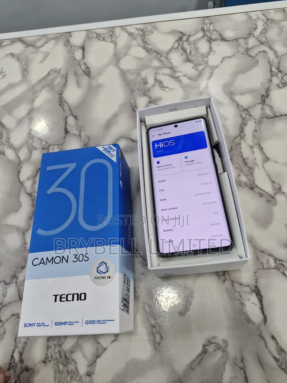 Tecno Camon 30S 128 GB Black
