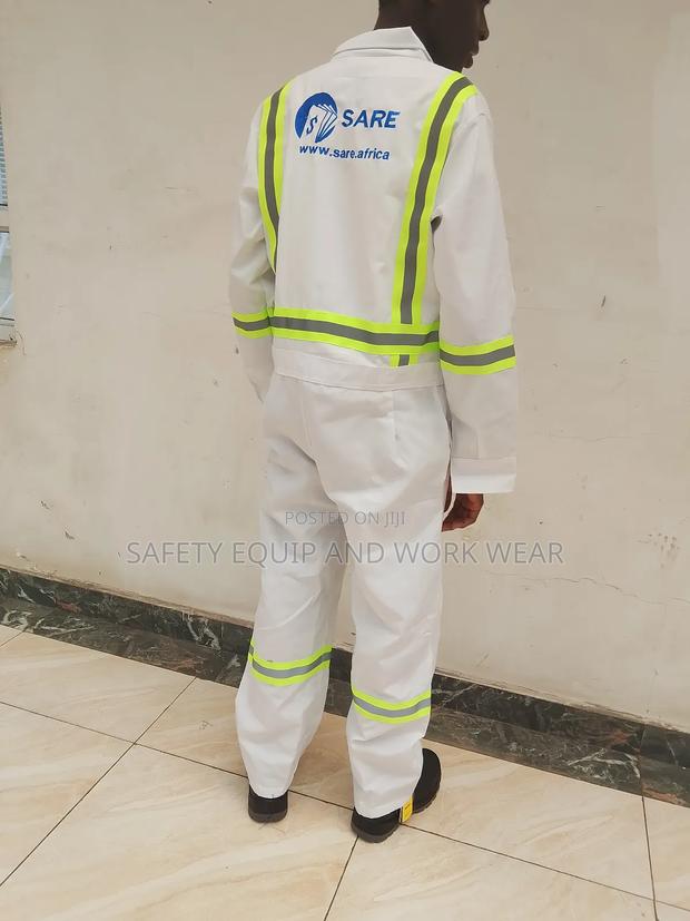 White Reflective Overall (Branded) - main view