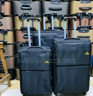 3 in-1 Luxurious Fabric Material Suitcases Bag