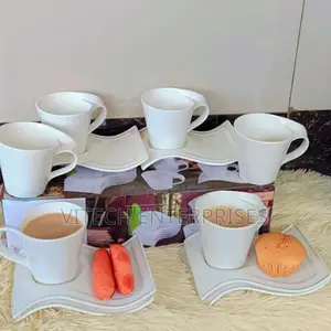 6pcs Tea Set Ad Saucer