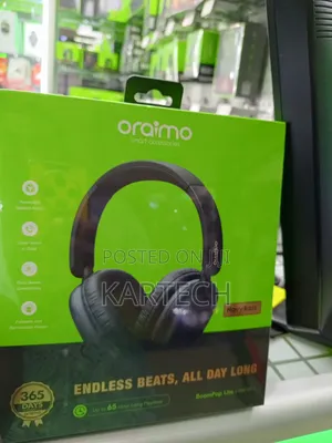 Oraimo Boompop Lite Ohp-317 65hrs Headphone Black Gold