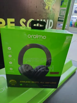 Oraimo Boompop Lite Headphones Speed Black and Light Gold