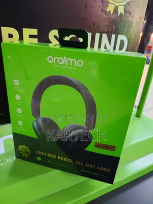 Oraimo Boompop Lite 65hr Long Playtime Headphone Speed Black