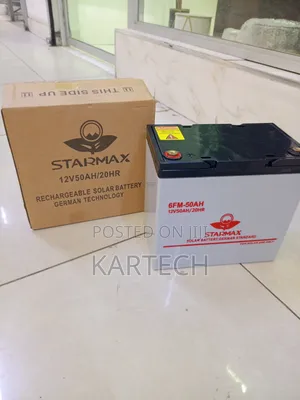 Starmax 12v/50ah/20hr Solar Battery No Maintenance Dry Cell