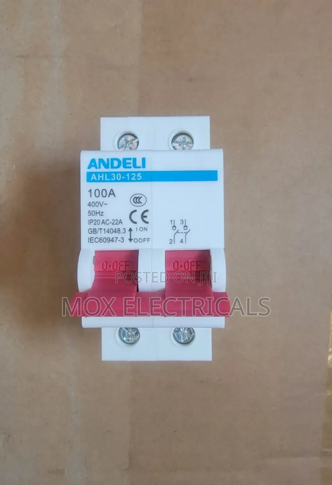 100amps Double Pole