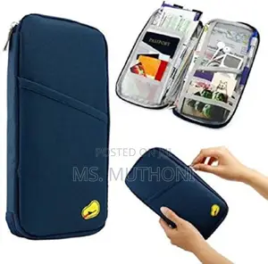 Multifunctional Travel Passport and Document Organizer