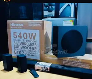 Hisense Sound Bar Wireless 540w 2 Years Warranty