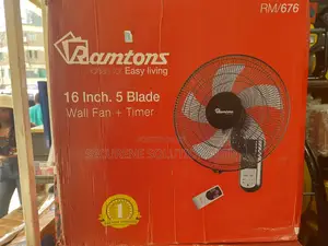 Ramtons 16 Inch Wall Fan With Remote