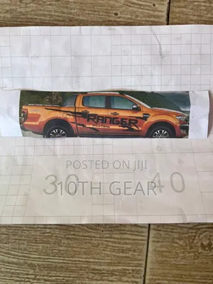Ford Ranger Wild Track Body Sticker Custom Fit