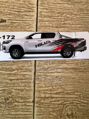 Hilux Body Sticker 3D Original Custom Fit Design