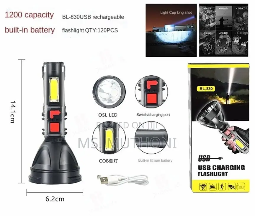 *4modes Extra Bright Flashlight Torch*