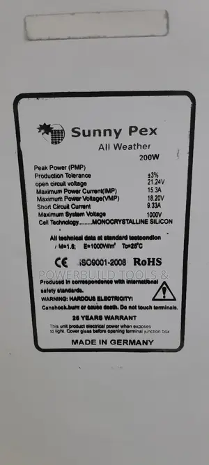 200W Solar Max Solar Panel