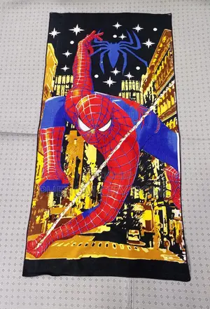 Spider-Man Design Cartoon Towels