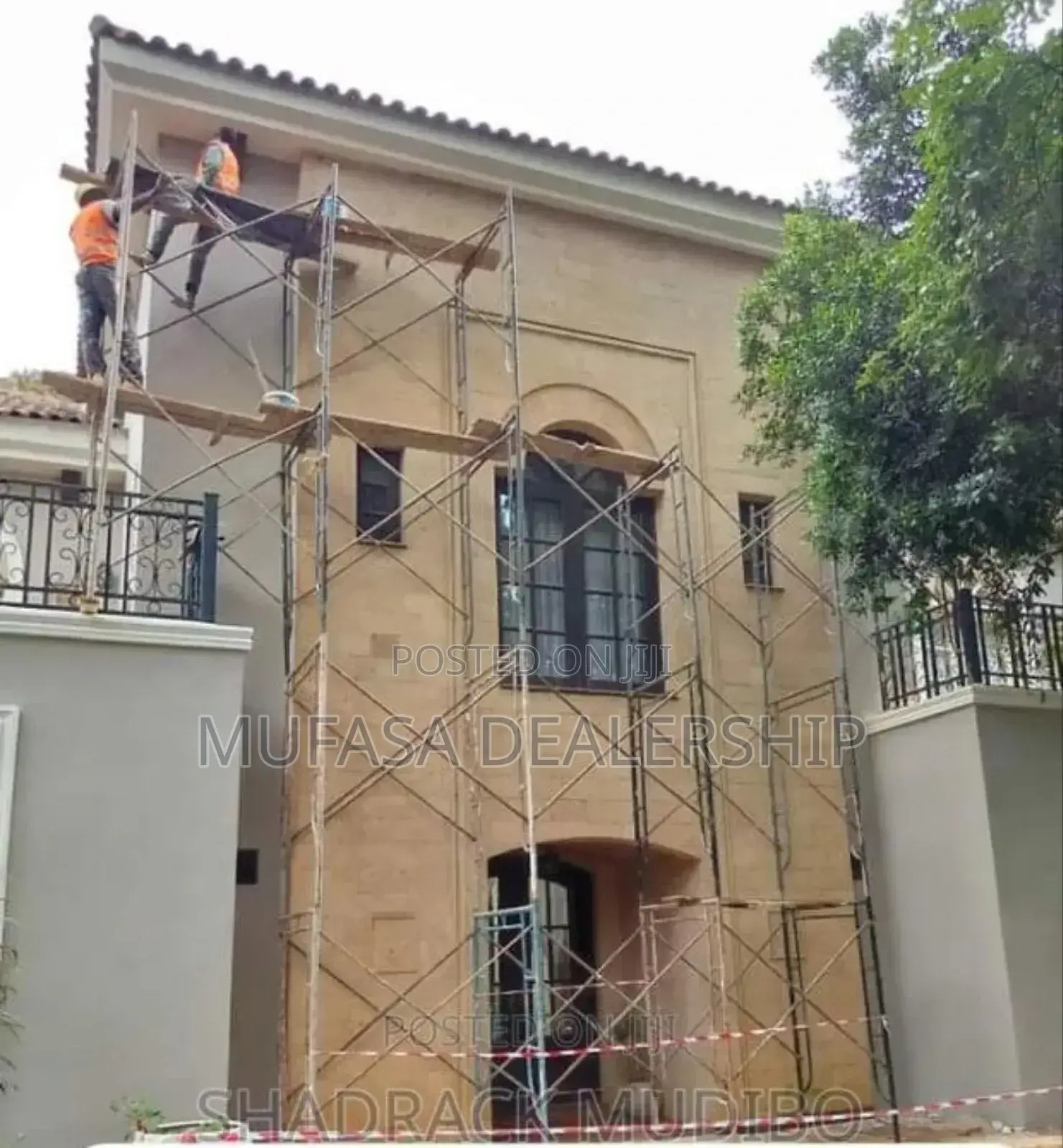 Plastering H Frame Scaffolds