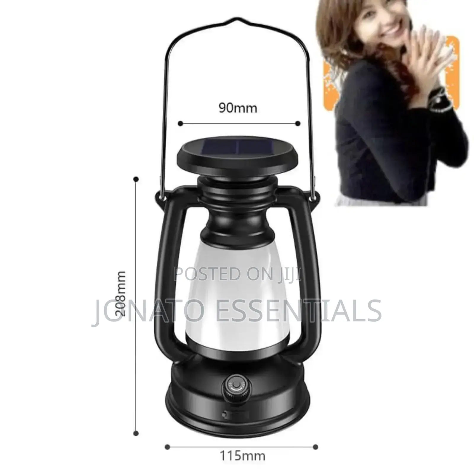 Solar-Powered Led Camping Lantern