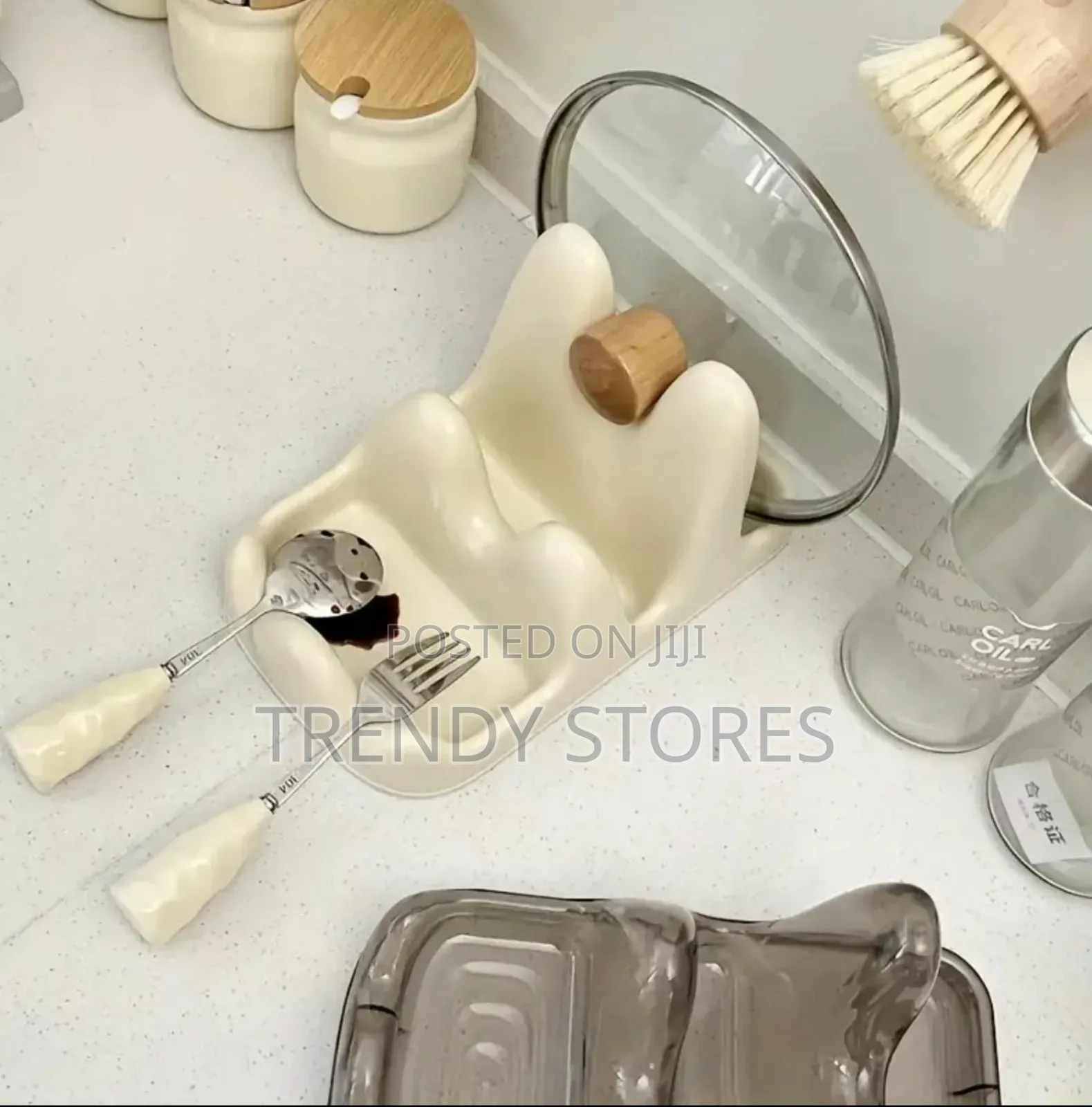 Multifunctional Counter Top Spoon Holder Rack