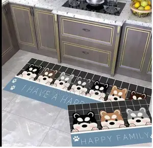 Dark Coloured Affordable Mats for Kitchen