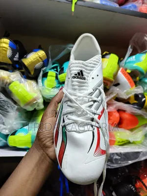White Adidas Soccer Boots, Size 41, 42,43, 44, 45