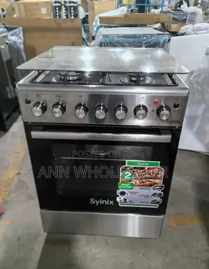 Syinix 60by 60 3+1 Standing Cooker With Electric Oven.