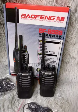 Baofeng 888s Walkie Talkie Radio Calls 5km -2 Pieces