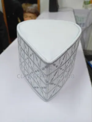 White Grooms Cap With Embroidery Details