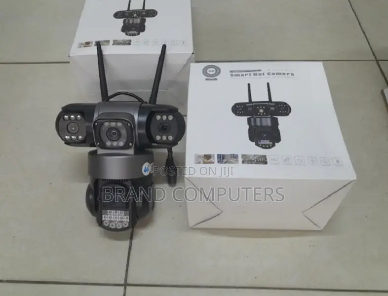 3 Lens 4G Simcard Dome Wireless PTZ Camera